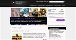 Desktop Screenshot of photography-colleges.com